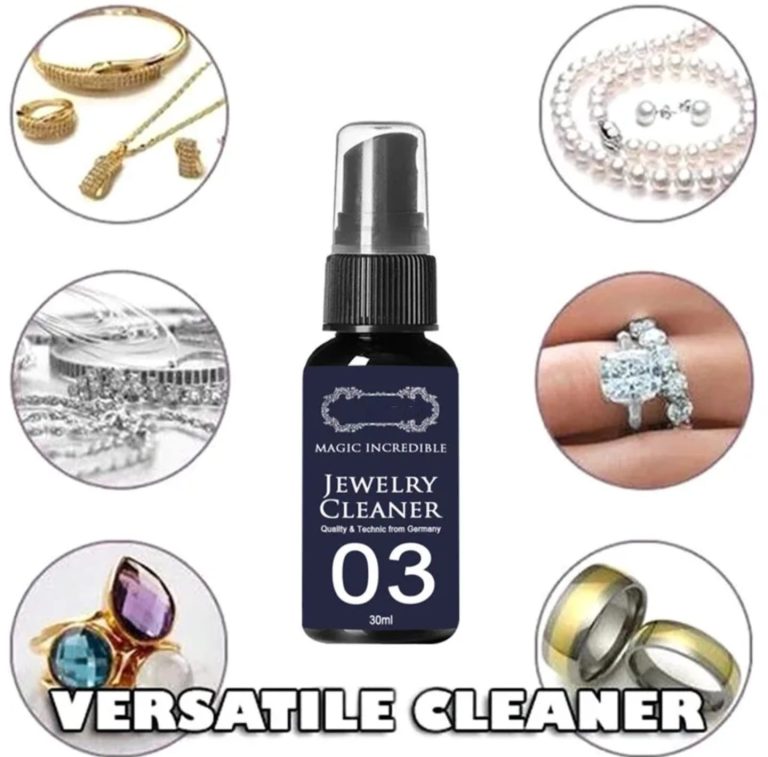 Versatile Jewelry Cleaner Anti-Tarnish Quick Jewellery Cleaning Spray for Watch Diamond Silver Gold Jewelry All-Purpose Cleaner Household Cleaning Chemicals- Avant-garde